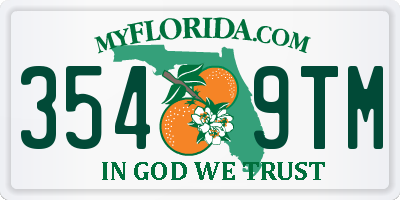 FL license plate 3549TM