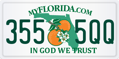 FL license plate 3555QQ