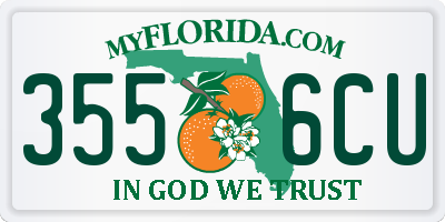 FL license plate 3556CU