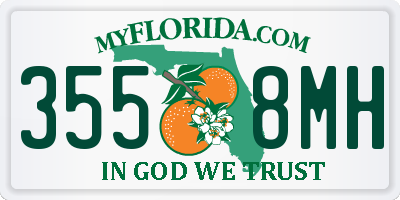 FL license plate 3558MH
