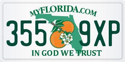 FL license plate 3559XP