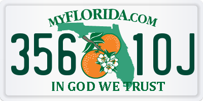 FL license plate 3561OJ