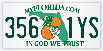 FL license plate 3561YS