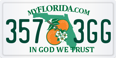 FL license plate 3573GG