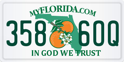 FL license plate 3586OQ