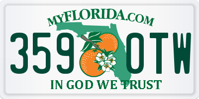 FL license plate 3590TW