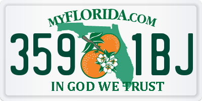 FL license plate 3591BJ