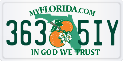FL license plate 3635IY