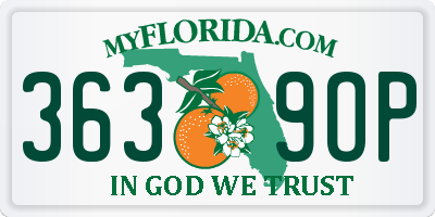 FL license plate 3639OP