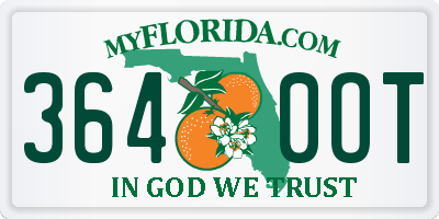 FL license plate 3640OT