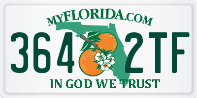 FL license plate 3642TF