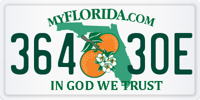 FL license plate 3643OE