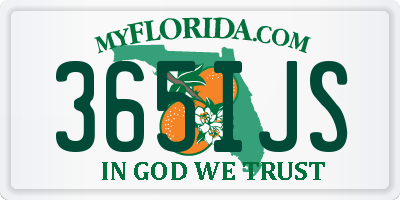 FL license plate 365IJS