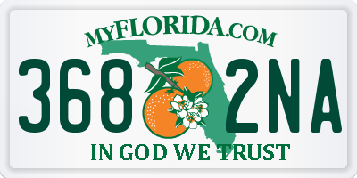 FL license plate 3682NA