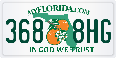 FL license plate 3688HG