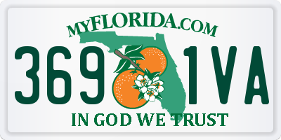 FL license plate 3691VA
