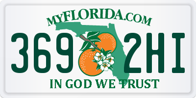 FL license plate 3692HI