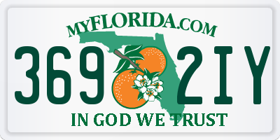 FL license plate 3692IY