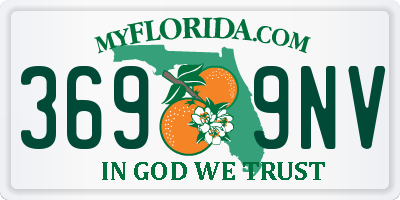 FL license plate 3699NV