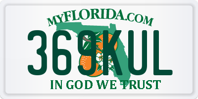 FL license plate 369KUL