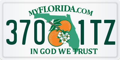 FL license plate 3701TZ