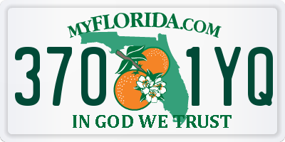 FL license plate 3701YQ