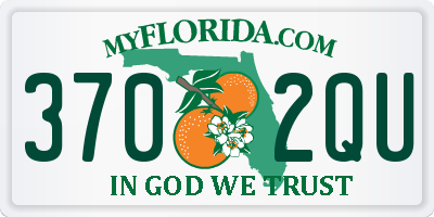 FL license plate 3702QU