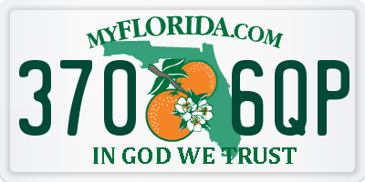 FL license plate 3706QP