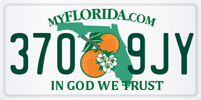 FL license plate 3709JY