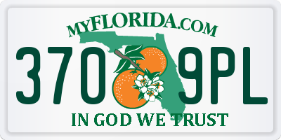 FL license plate 3709PL