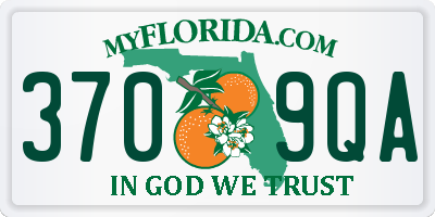 FL license plate 3709QA