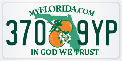 FL license plate 3709YP