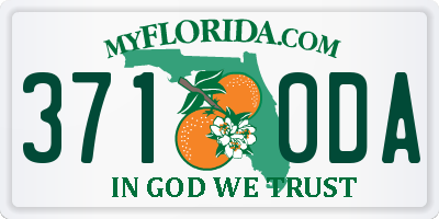 FL license plate 3710DA