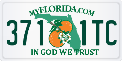 FL license plate 3711TC
