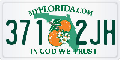 FL license plate 3712JH