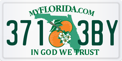FL license plate 3713BY