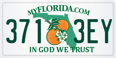 FL license plate 3713EY