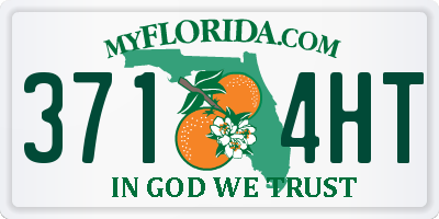 FL license plate 3714HT