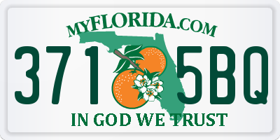 FL license plate 3715BQ