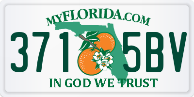 FL license plate 3715BV