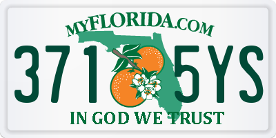 FL license plate 3715YS