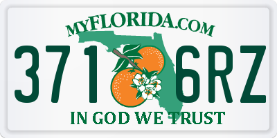 FL license plate 3716RZ
