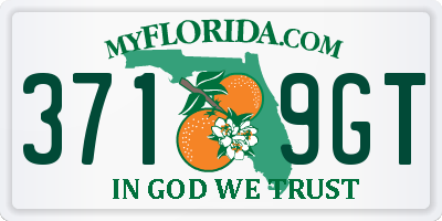 FL license plate 3719GT