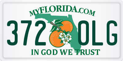 FL license plate 3720LG