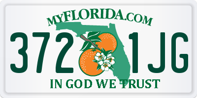 FL license plate 3721JG