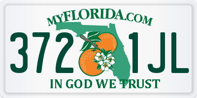 FL license plate 3721JL