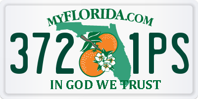 FL license plate 3721PS