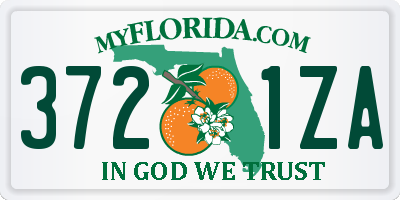 FL license plate 3721ZA