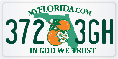 FL license plate 3723GH