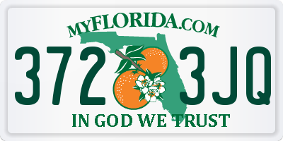 FL license plate 3723JQ